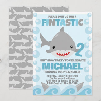 Einladung zur Geburtstagsfeier von Haifischen