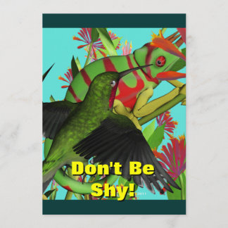 Einladung zur Geburtstagspartei Chameleon