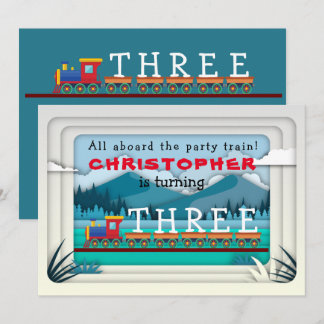 Einladung zur Geburtstagspartei des Zuges zum Hinz