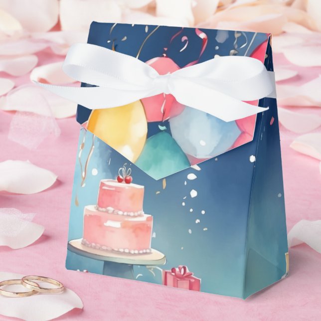 Einladung zur Geburtstagspartei Geschenkschachtel (Hochzeit)