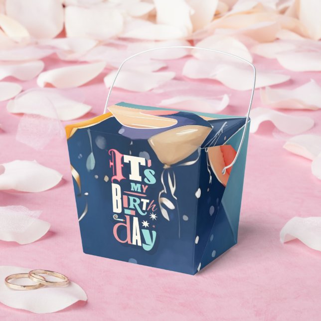 Einladung zur Geburtstagspartei Geschenkschachtel (Hochzeit)