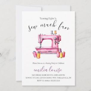 Einladung zur Geburtstagspartei nähen