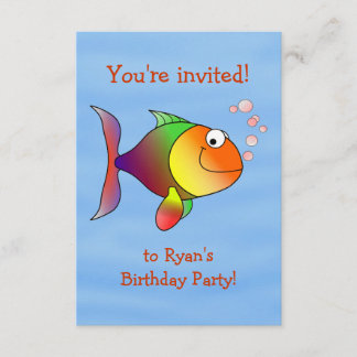 Einladung zur Geburtstagspartei von Fishy Fun
