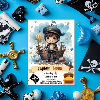 Einladung zur Geburtstagspartei von Piraten für Ki