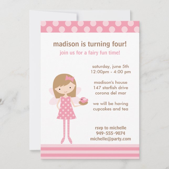 Einladung zur Geburtstagsparty (Vorderseite)