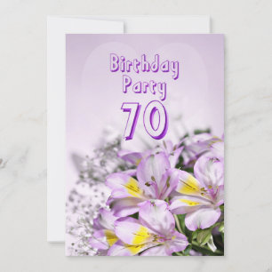 Einladung zur Geburtstagsparty 70 Jahre alt