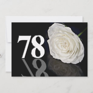 Einladung zur Geburtstagsparty 78 Jahre alt