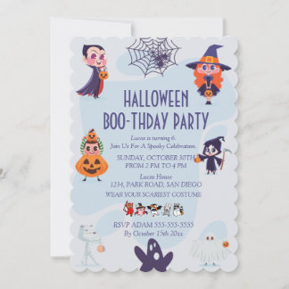 Einladung zur Geburtstagsparty Halloween