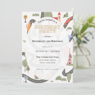 Einladung zur Geburtstagsparty in der Stadt