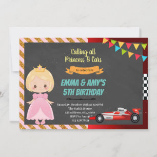 Einladung zur gemeinsamen Party von Prinzessin und