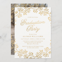 Einladung zur Gilded Gold Graduation Party