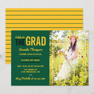 Einladung zur Green and Gold Graduation Party