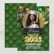 Einladung zur Green and Gold Graduation Party
