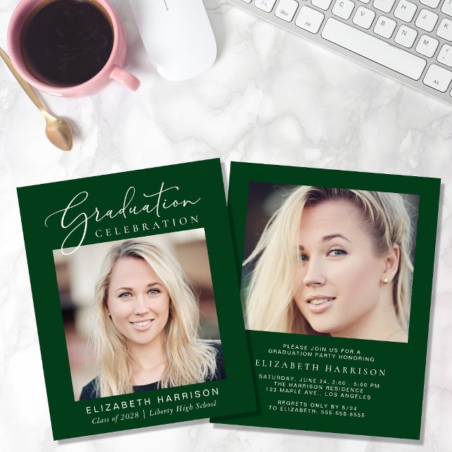 Einladung zur Green Graduation Party für das Foto  (Von Creator hochgeladen)