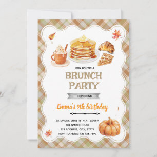 Einladung zur Herbst-Brunch-Party