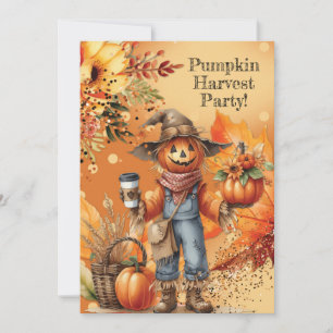 Einladung zur Herbst-Kürbisernteparty