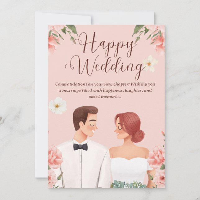 Einladung zur Hochzeit (Vorderseite)