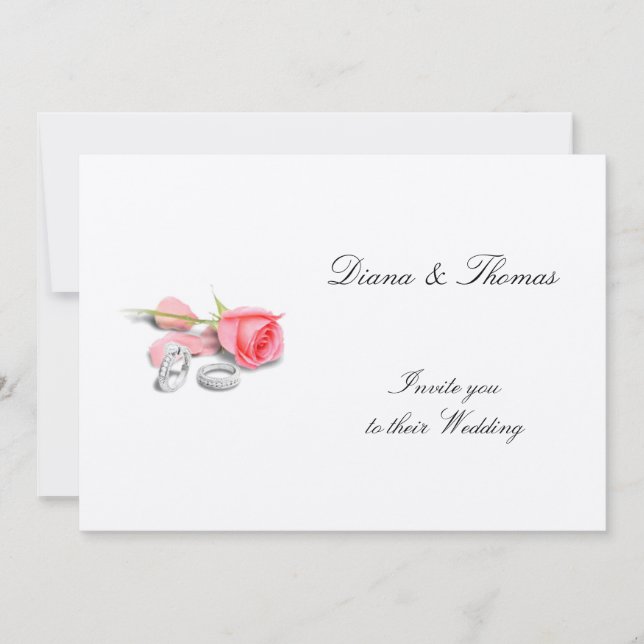 Einladung zur Hochzeit (Vorderseite)