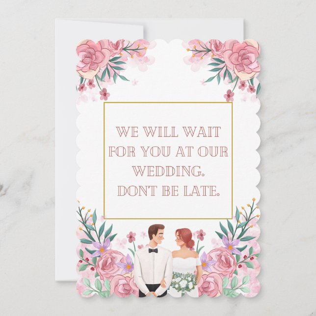 Einladung zur Hochzeit (Rückseite)