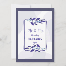 Einladung zur Hochzeit