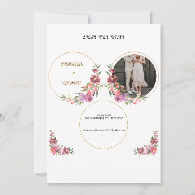 Einladung zur Hochzeit (Vorderseite)