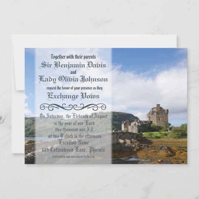 Einladung zur Hochzeit (Vorderseite)