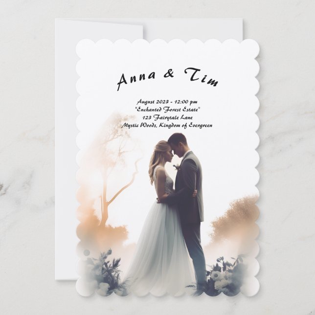 Einladung zur Hochzeit (Vorderseite)