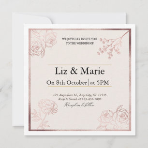 Einladung zur Hochzeit