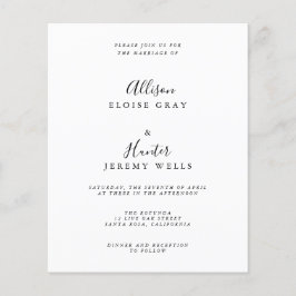 Einladung zur Hochzeit