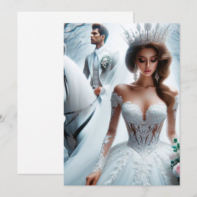 Einladung zur Hochzeit (Vorne/Hinten)