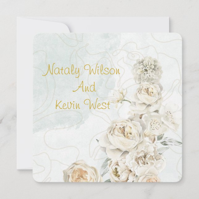 Einladung zur Hochzeit (Vorderseite)