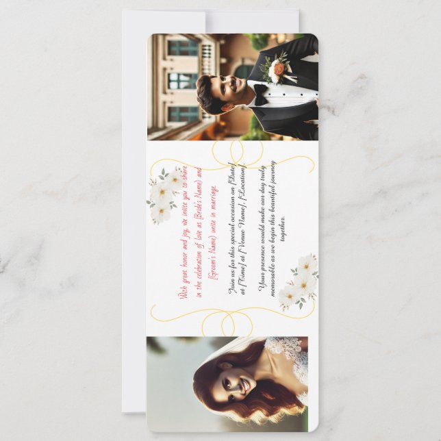 Einladung zur Hochzeit (Vorderseite)