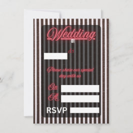 Einladung zur Hochzeit