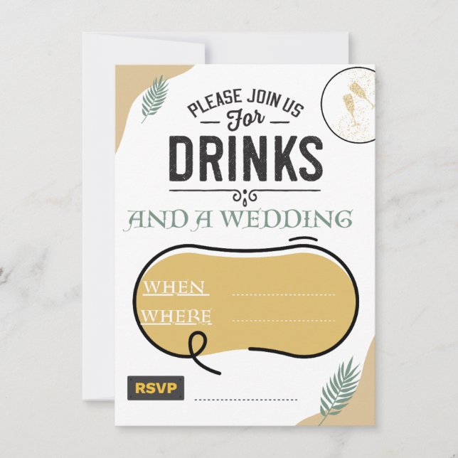 Einladung zur Hochzeit (Vorderseite)