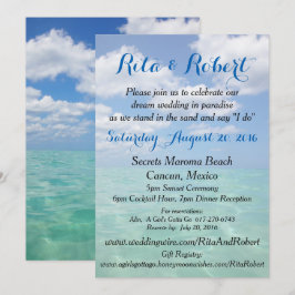 Einladung zur Hochzeit am Strand - Ocean III Art o