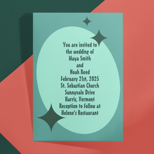 Einladung zur Hochzeit der Atomminze der 1950er Ja (Von Creator hochgeladen)