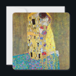 Einladung zur Hochzeit; Der Kuss von Gustav Klimt<br><div class="desc">Einfach zu individualisieren Hochzeitseinladung. Der Kuss, Der Kuss (1907-1908) von Klimt ist wahrscheinlich das berühmteste Werk von Gustav Klimt. 1907 begann er mit der Arbeit an der "Goldenen Periode" und sie ist der Höhepunkt seiner so genannten "Goldenen Periode". Der Kiss ist eine Vintage Viktorianische Liebe und romantische Kunstmalerei mit einem...</div>