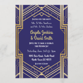 Einladung zur Hochzeit der Marine 1920er Jahre Gol