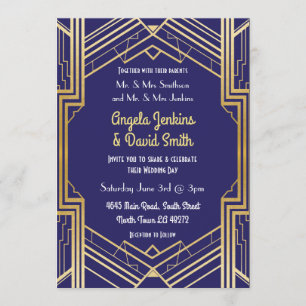 Einladung zur Hochzeit der Marine 1920er Jahre Gol