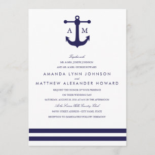 Einladung zur Hochzeit der Nautischen Marine