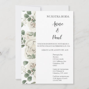 Einladung zur Hochzeit der Weißen Blume