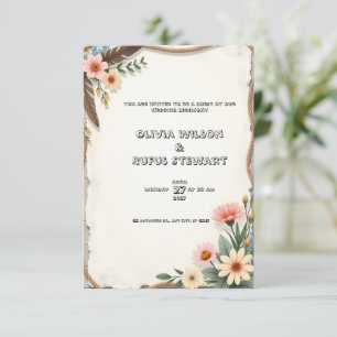 Einladung zur Hochzeit, die das Wesen einer