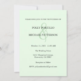 Einladung zur Hochzeit, Einladung zur klassischen 