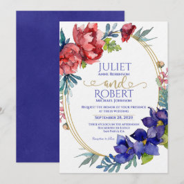 Einladung zur Hochzeit | Frohes Wasserfarben