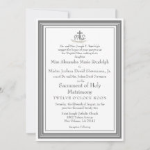 Einladung zur Hochzeit gerahmter katholischer Bibe