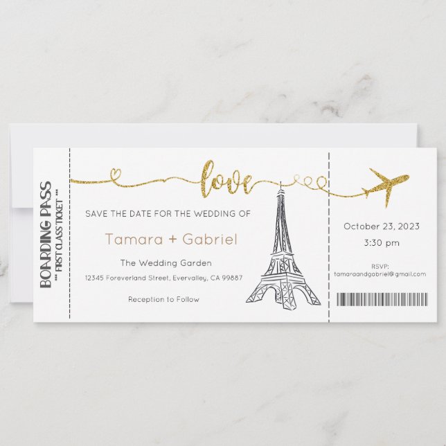 Einladung zur Hochzeit, Hochzeitstagung, Einladung (Vorderseite)