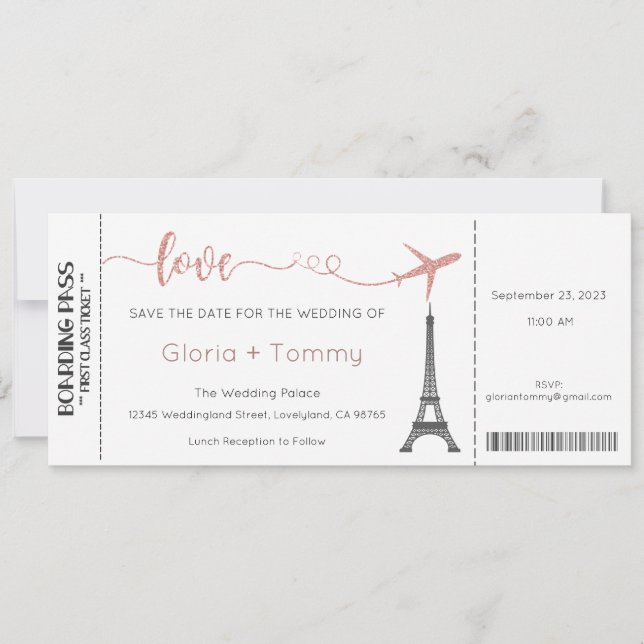 Einladung zur Hochzeit, Hochzeitstagung, Liebe (Vorderseite)