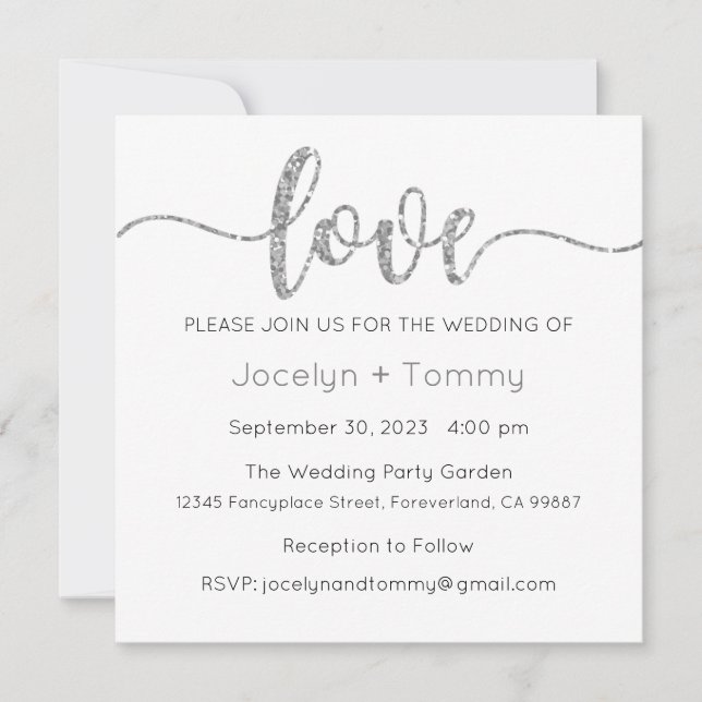 Einladung zur Hochzeit, Hochzeitstagung, Liebe (Vorderseite)