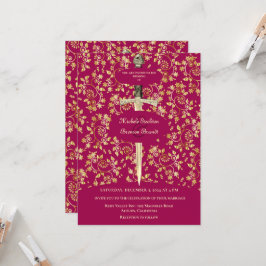 Einladung zur Hochzeit im Gold Mittelalter