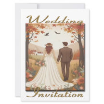 Einladung zur Hochzeit im Land - Herbst